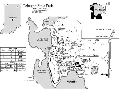 pokagon state park campground map  Check-out time: is 2 p